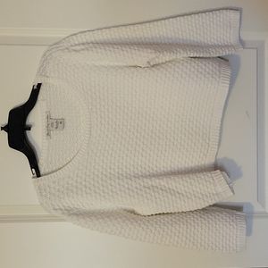 American Rag white cropped sweater